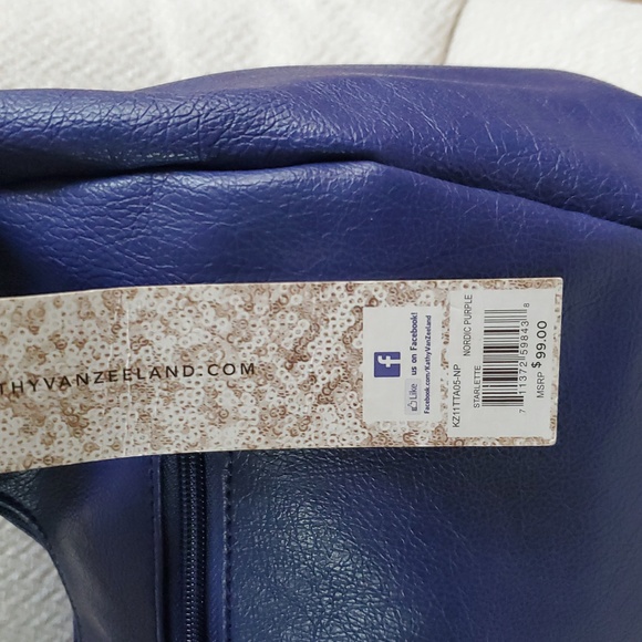 Kathy Van Zeeland Shoulder Bag/Nordic Purple - Picture 11 of 17